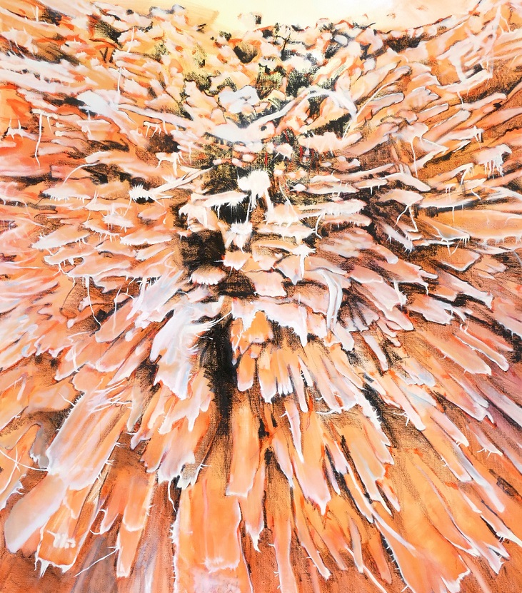 Bild - GoodWood 2020 Öl und Acryl auf Leinwand - Oil and Acrylic Paint on Canvas 160 x 140 cm